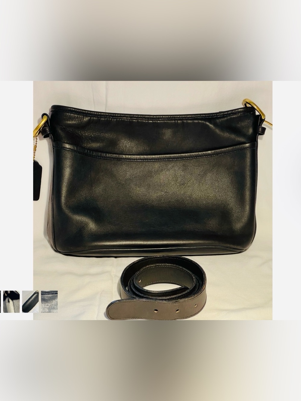 Vintage Coach Worth Leather Bag EUC
